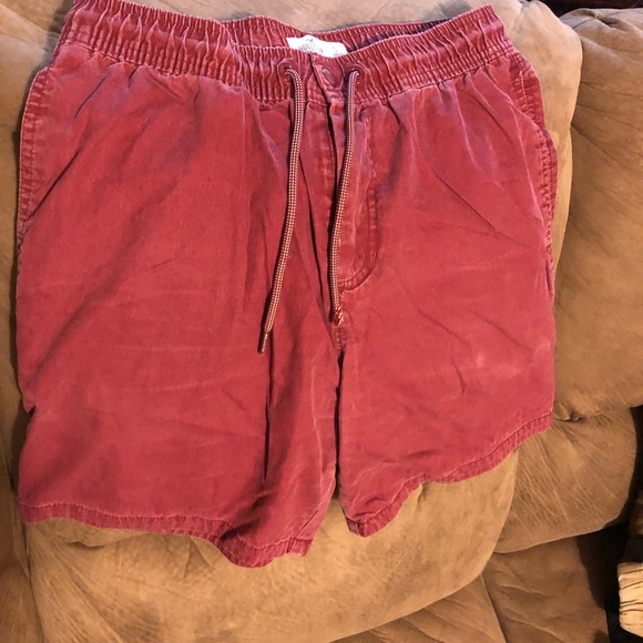 Hollister burgundy swimming shorts - Picture 2 of 4